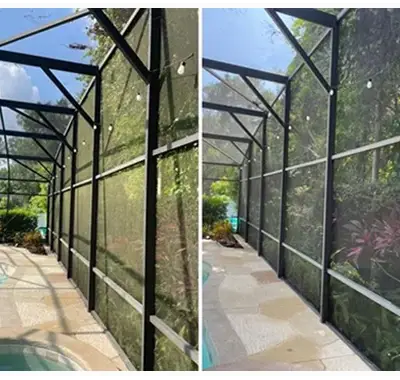 SCREEN PORCH CLEANING