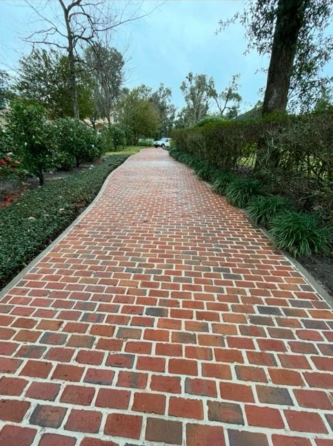 after pressure washing